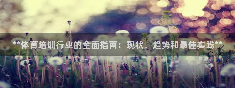 极悦平台注册用户名格式：**体育培训行业的全面指南：
