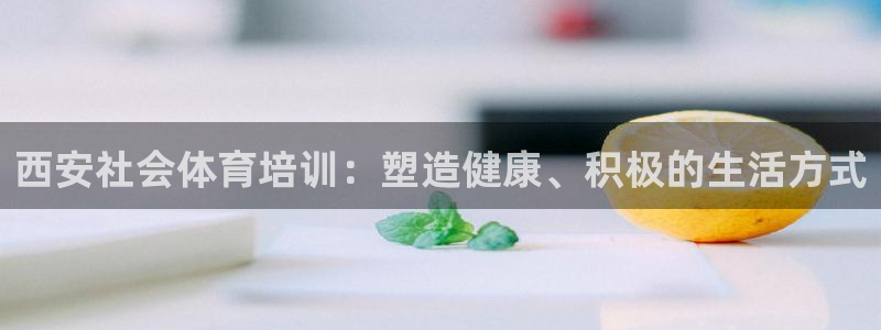 极悦平台代理怎么赚钱的：西安社会体育培训：塑造健康、