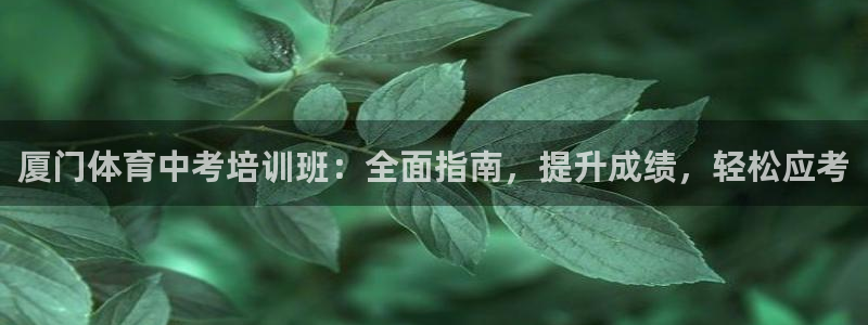极悦娱乐百科百度贴吧：厦门体育中考培训班：全面指南，