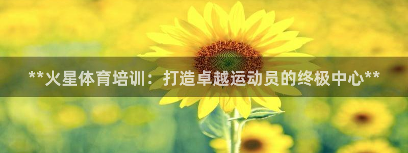 极悦平台注册和登录页面不一样：**火星体育培训：打造